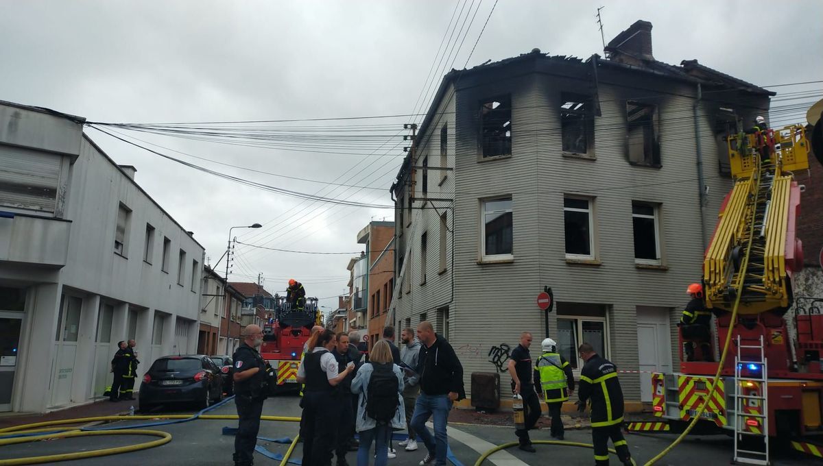 Lens : un violent incendie dans un immeuble fait deux morts et cinq blessés