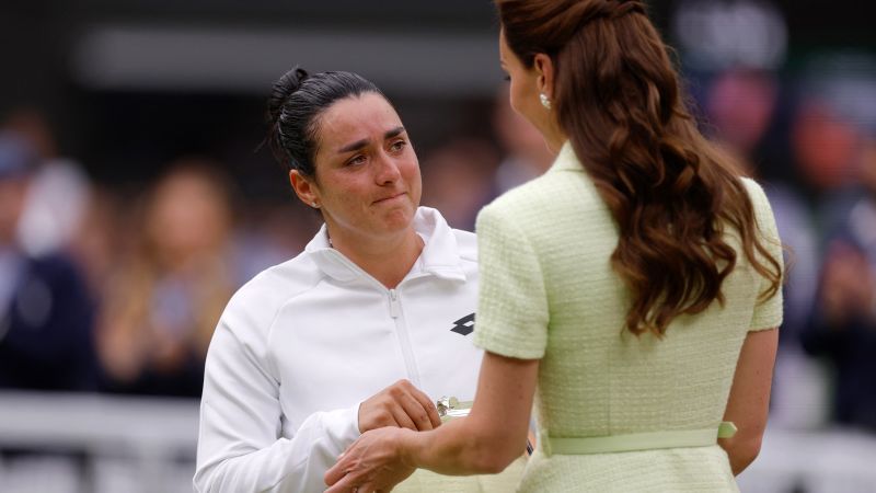 Princess of Wales comforts Ons Jabeur after ‘painful’ Wimbledon loss