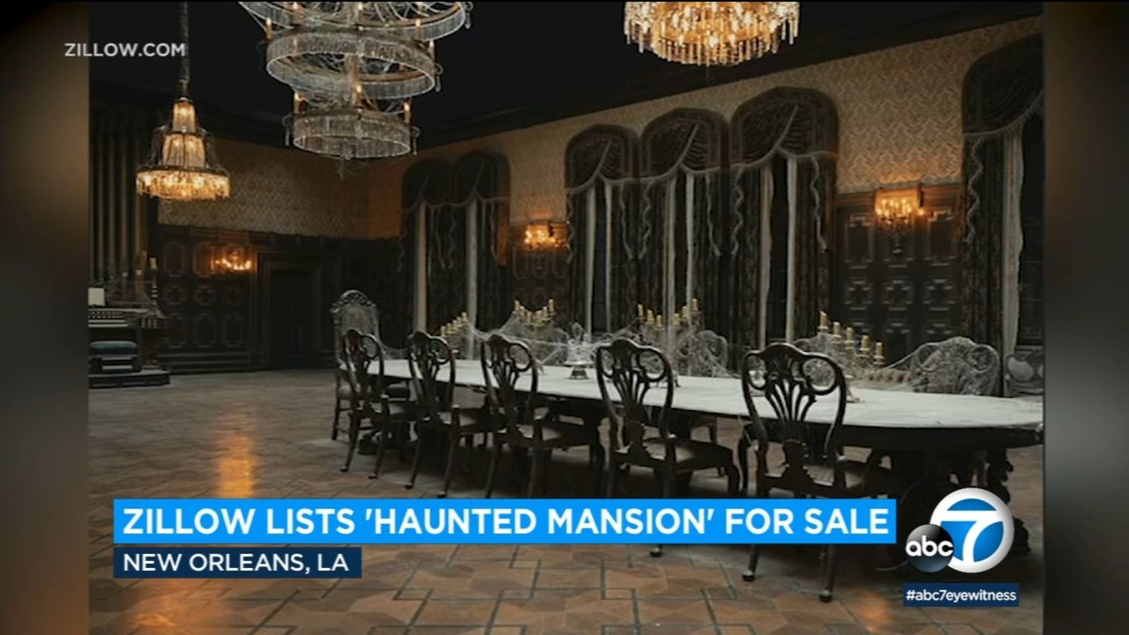 Zillow lists 'Haunted Mansion' for sale in New Orleans; Gothic-style mansion dates back to 1823