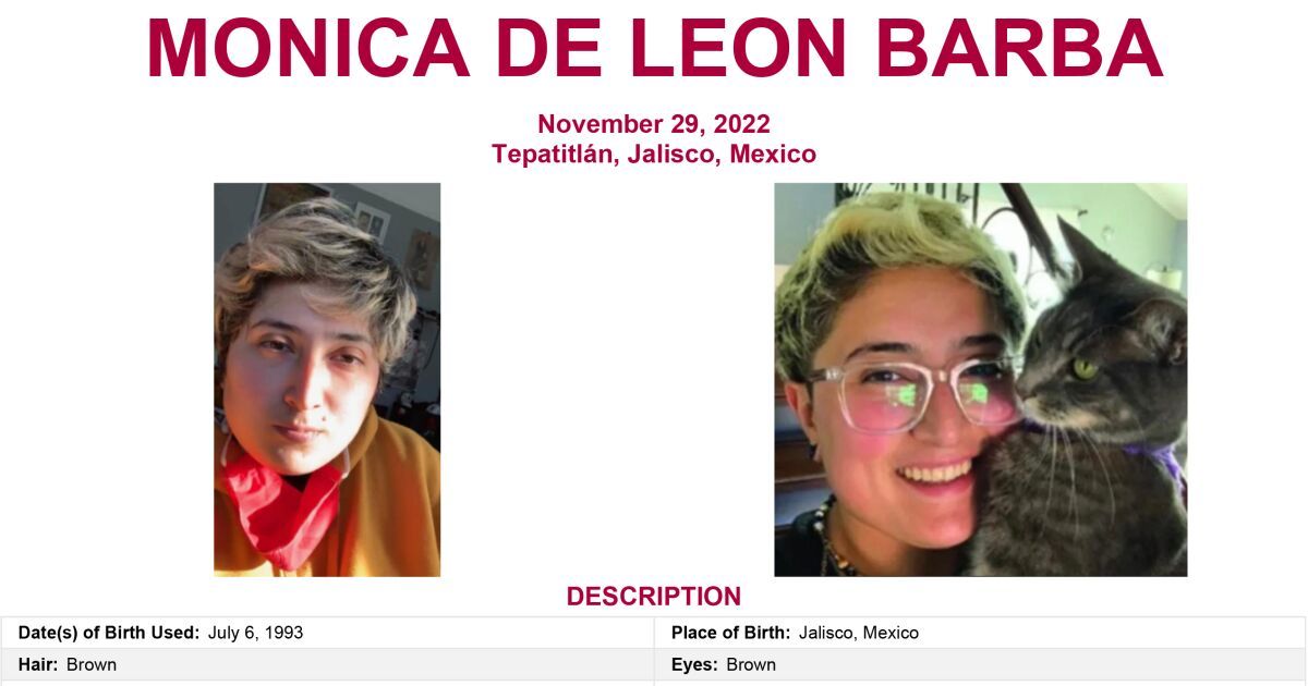 Kidnapped California woman released in Mexico