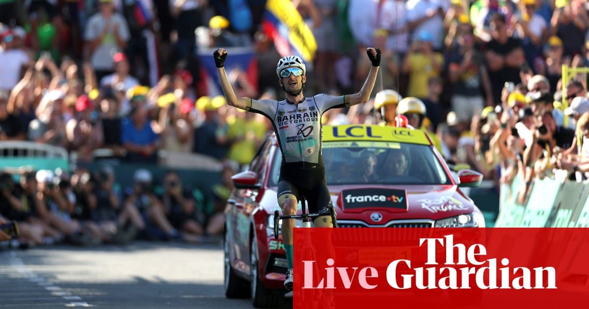 Tour de France: Vingegaard clings on to yellow jersey as Poels wins stage 15 - as it happened