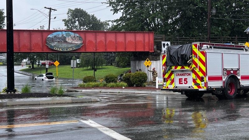 Heavy rainfall causes flooding across RI, Mass.