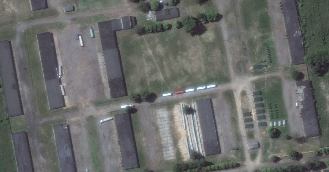 Satellite Images of Belarusian Base Suggest Wagner’s Possible Arrival