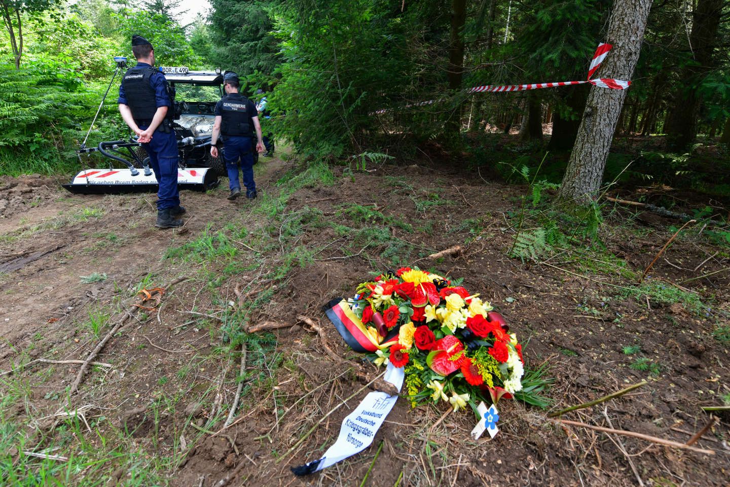 En Corrèze, début du chantier d’exhumation de corps de prisonniers allemands exécutés en juin 1944