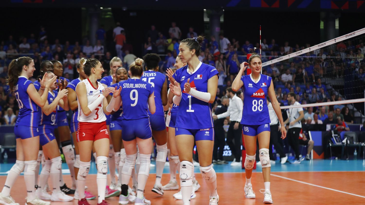 Volley : l'équipe de France féminine débute son Euro par une balade face à l'Estonie