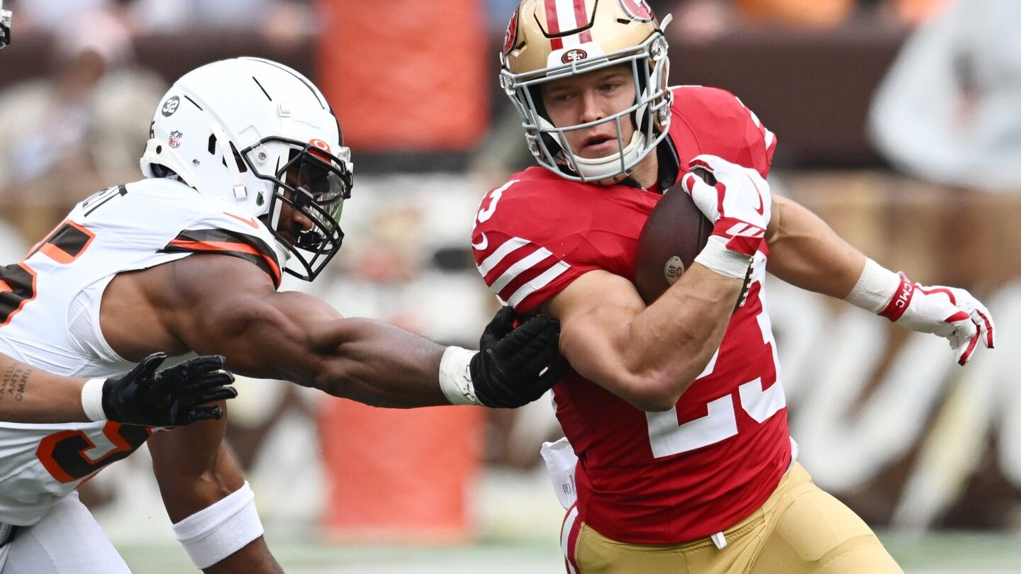 Kyle Shanahan: Christian McCaffrery (oblique/rib) is getting MRI, Deebo Samuel is day-to-day