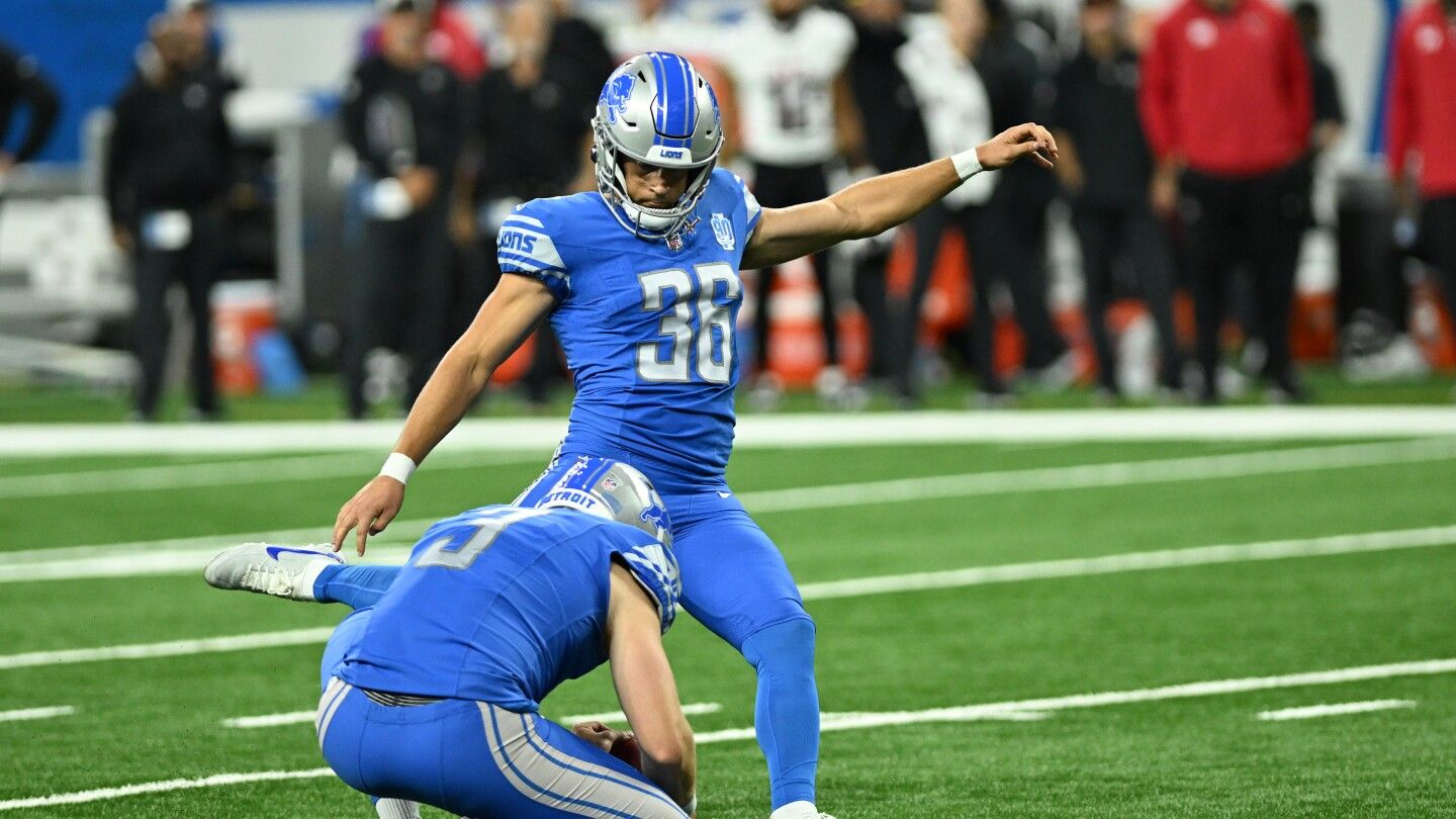 Lions going with K Michael Badgley tonight, make Riley Patterson inactive