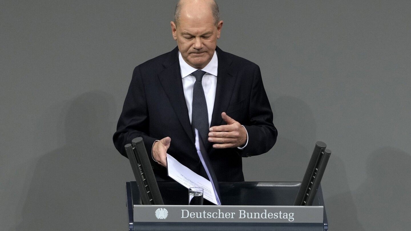 Germany’s Scholz loses a confidence vote, setting up an early election in February