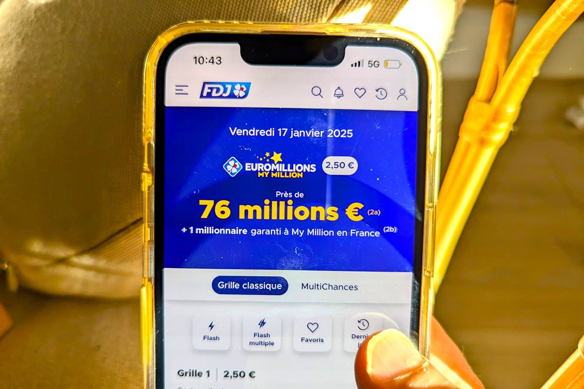 Résultat EuroMillions FDJ du vendredi 17 janvier : un millionnaire sur FDJ.fr au tirage