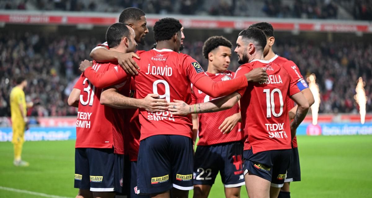 Le LOSC s’amuse contre Le Havre et grimpe sur le podium