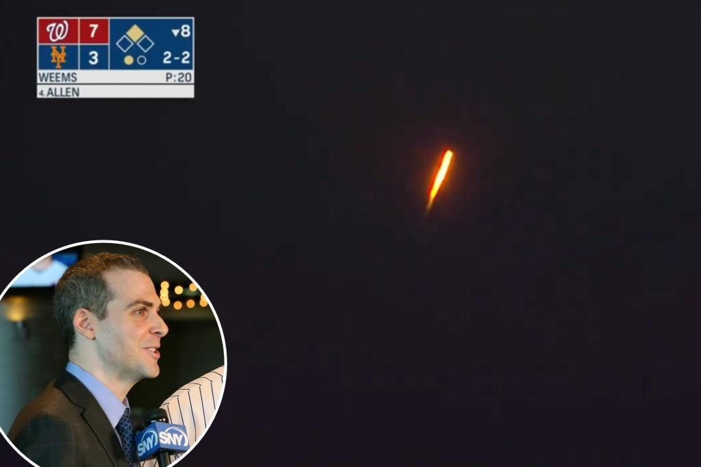 SNY announcers stunned by rocket launch during Mets' spring training game