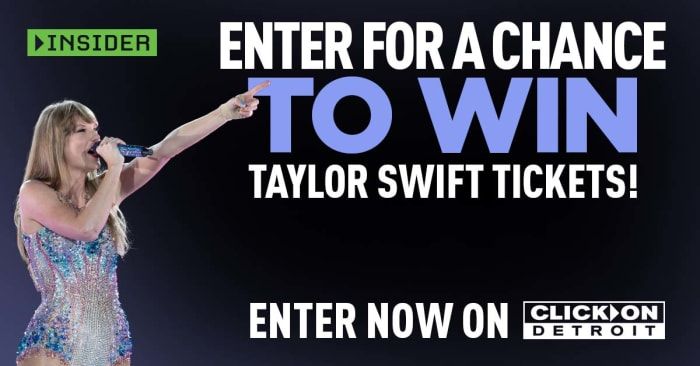 Taylor Swift ticket sweepstakes: Enter to win 2 tickets to Detroit concert