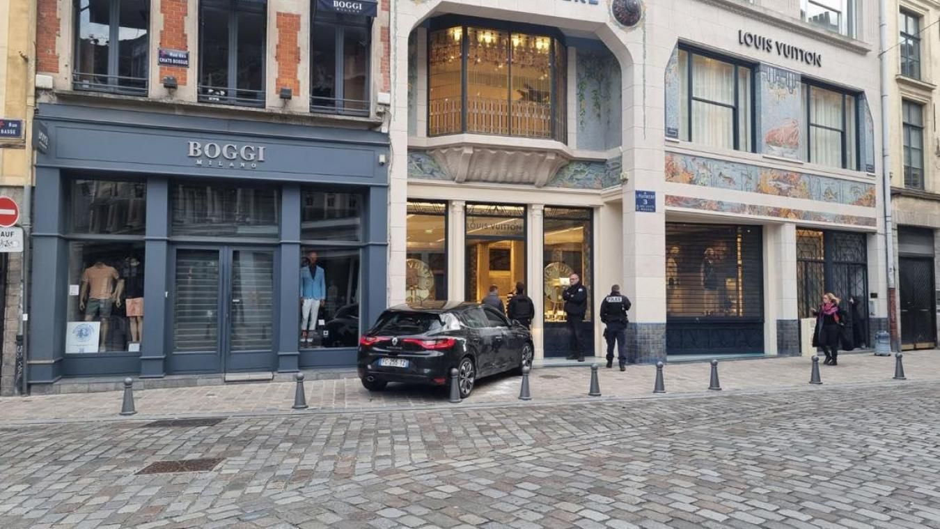 Lille : la boutique Louis Vuitton de nouveau cambriolée à la voiture bélier