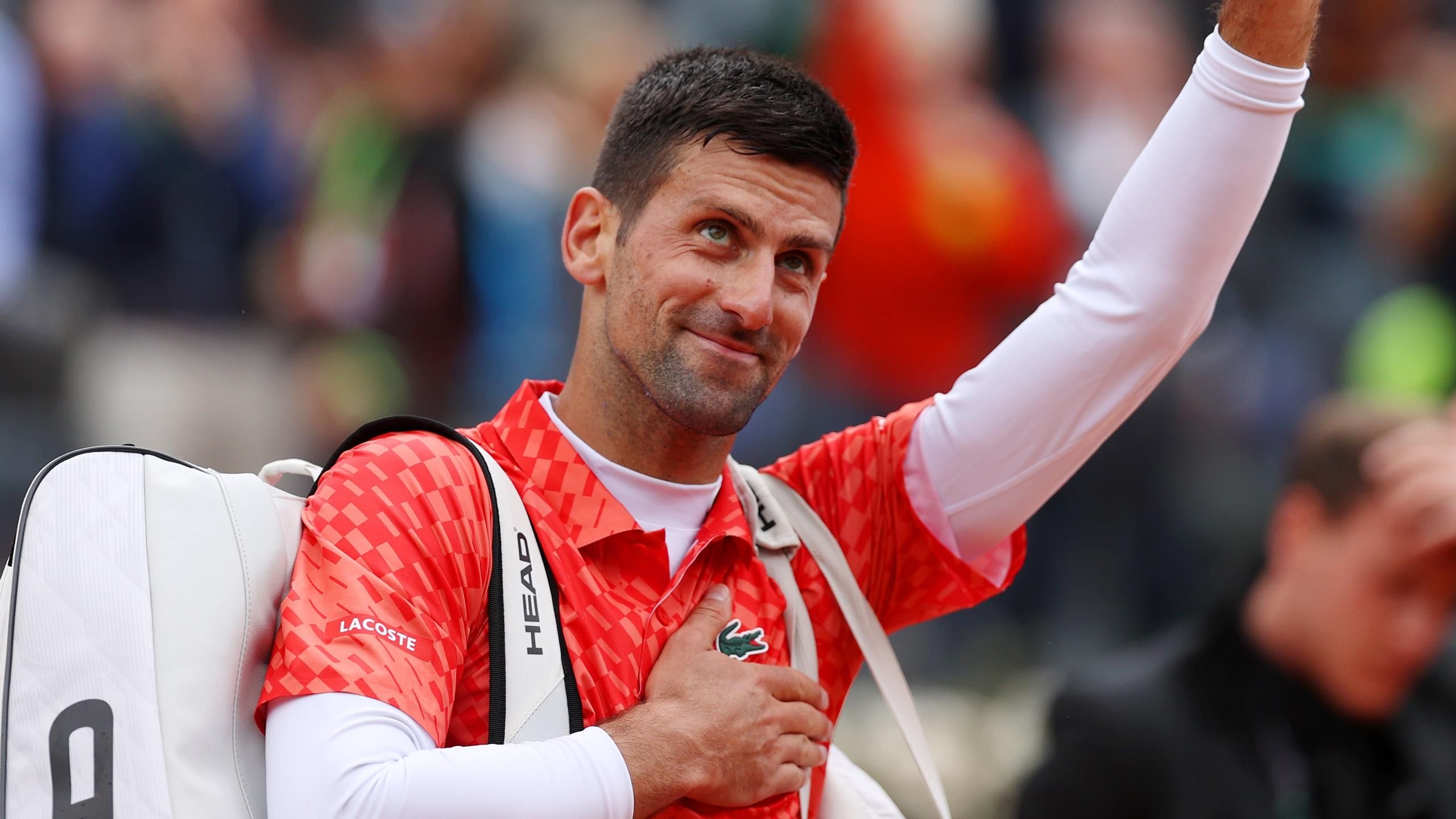 ATP Rome - Novak Djokovic ne panique pas : "J'espère être à 100 % de ma forme à Paris"