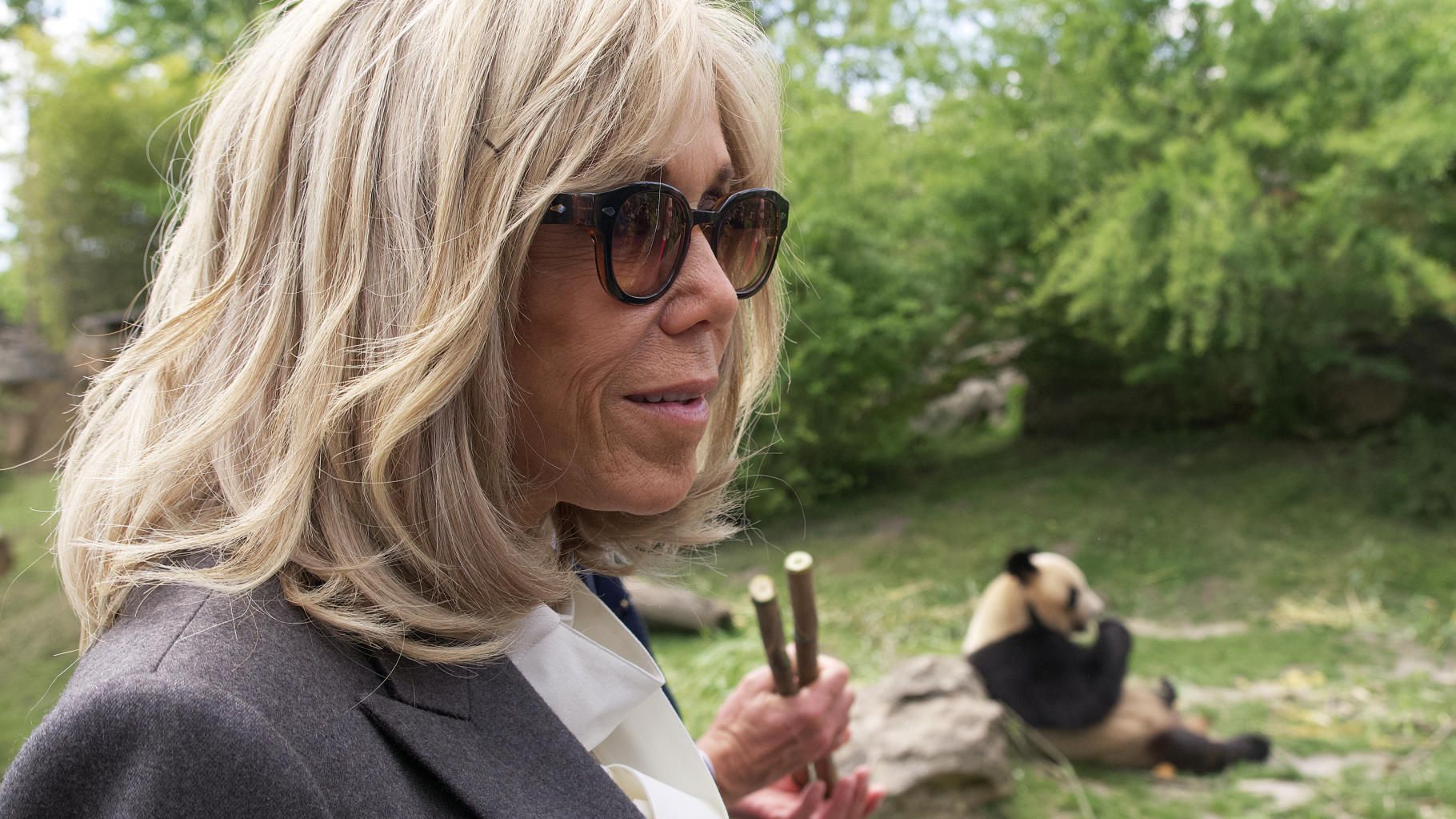 À Beauval, Brigitte Macron est venue dire au revoir au panda Yuan Meng