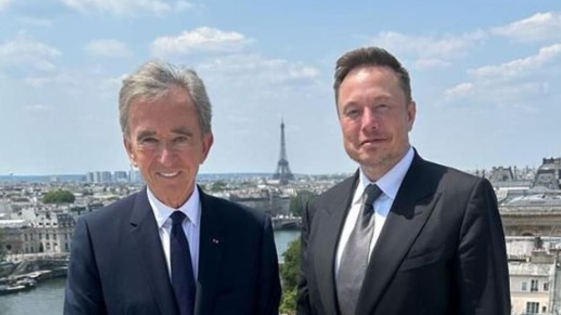 Elon Musk et Bernard Arnault ont déjeuné ensemble à Paris en marge du salon Viva Technology