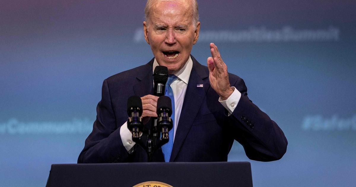 "God save the Queen, man": la surprenante conclusion de Biden à la fin d'un discours