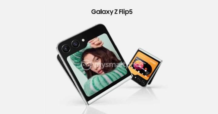 Galaxy Z Flip5 宣傳照流出 確認全新外螢幕設計