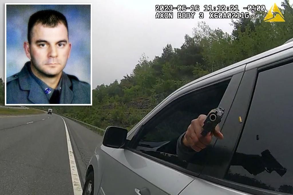 NY state trooper shot during traffic stop by ex-con, assailant dies from self-inflicted wound