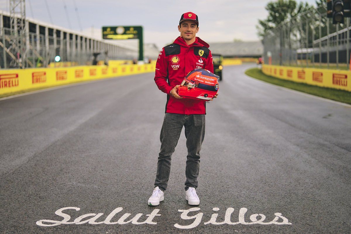 Après un imbroglio impliquant Jacques Villeneuve, Charles Leclerc autorisé à porter le casque hommage