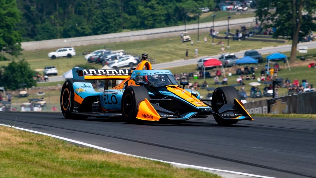 Rossi stays ahead in wreck-strewn second Road America IndyCar practice