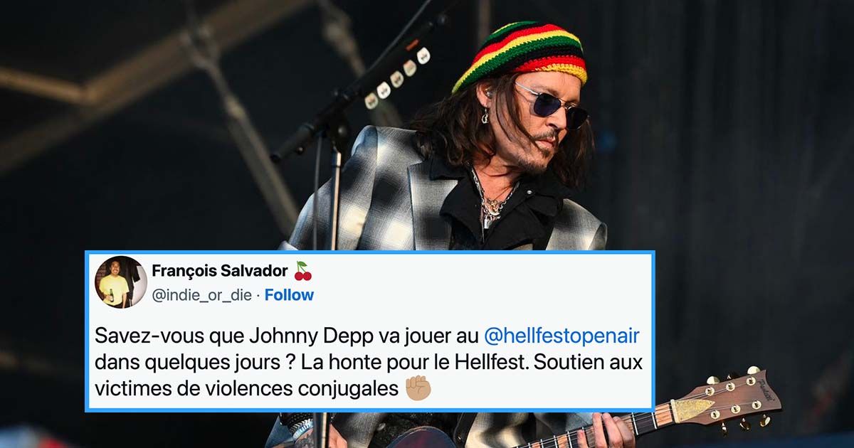 Hellfest : la présence de Johnny Depp et de son groupe divise les internautes