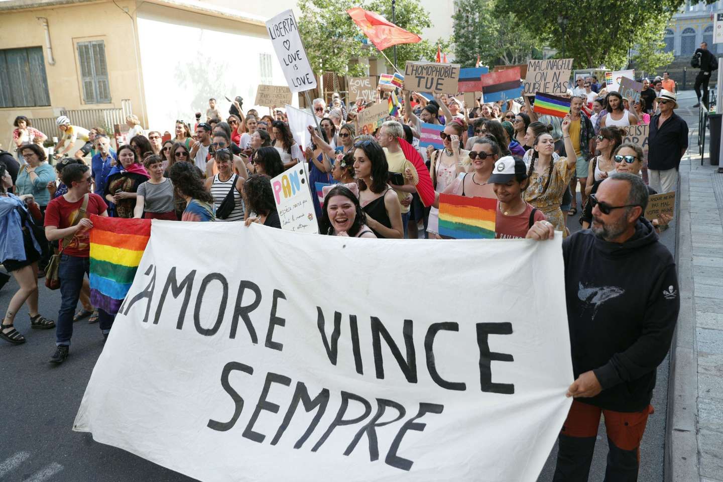 En Corse, une première Marche des fiertés s’est tenue à Bastia