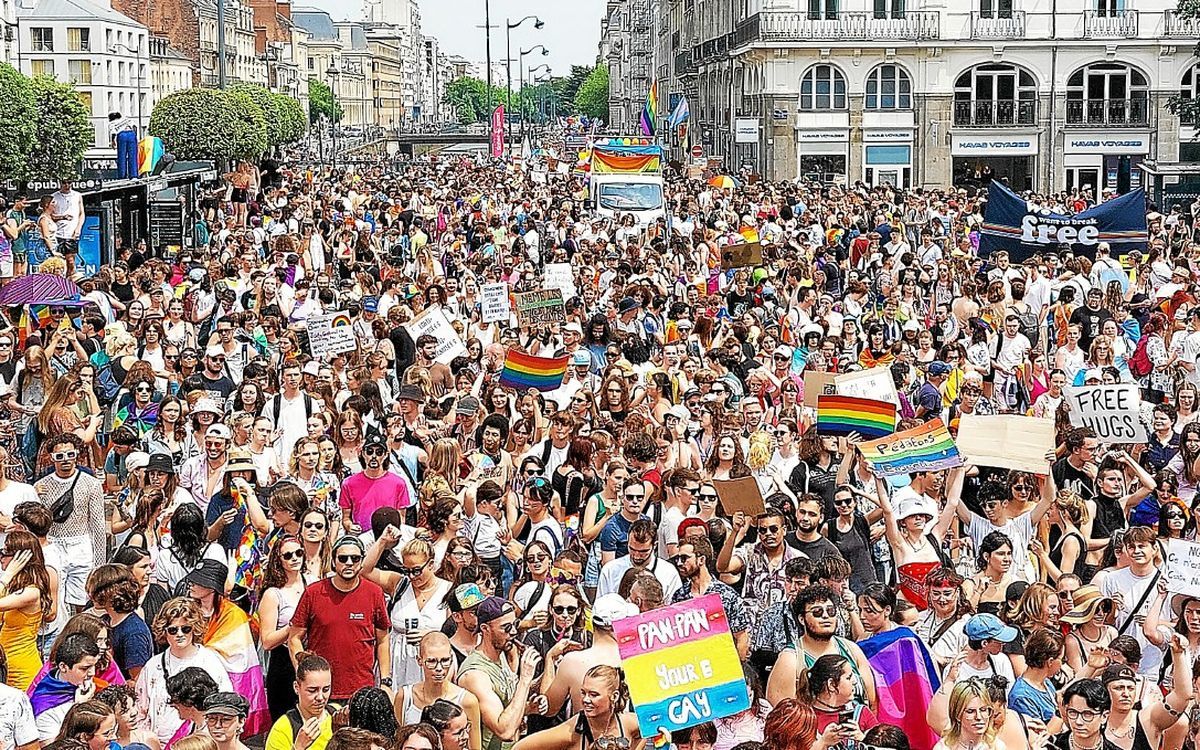 À Rennes, environ 8 000 personnes à la Marche des fiertés