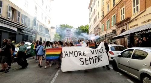 Bastia : la " marche des fiertés " s'élance depuis le palais de justice