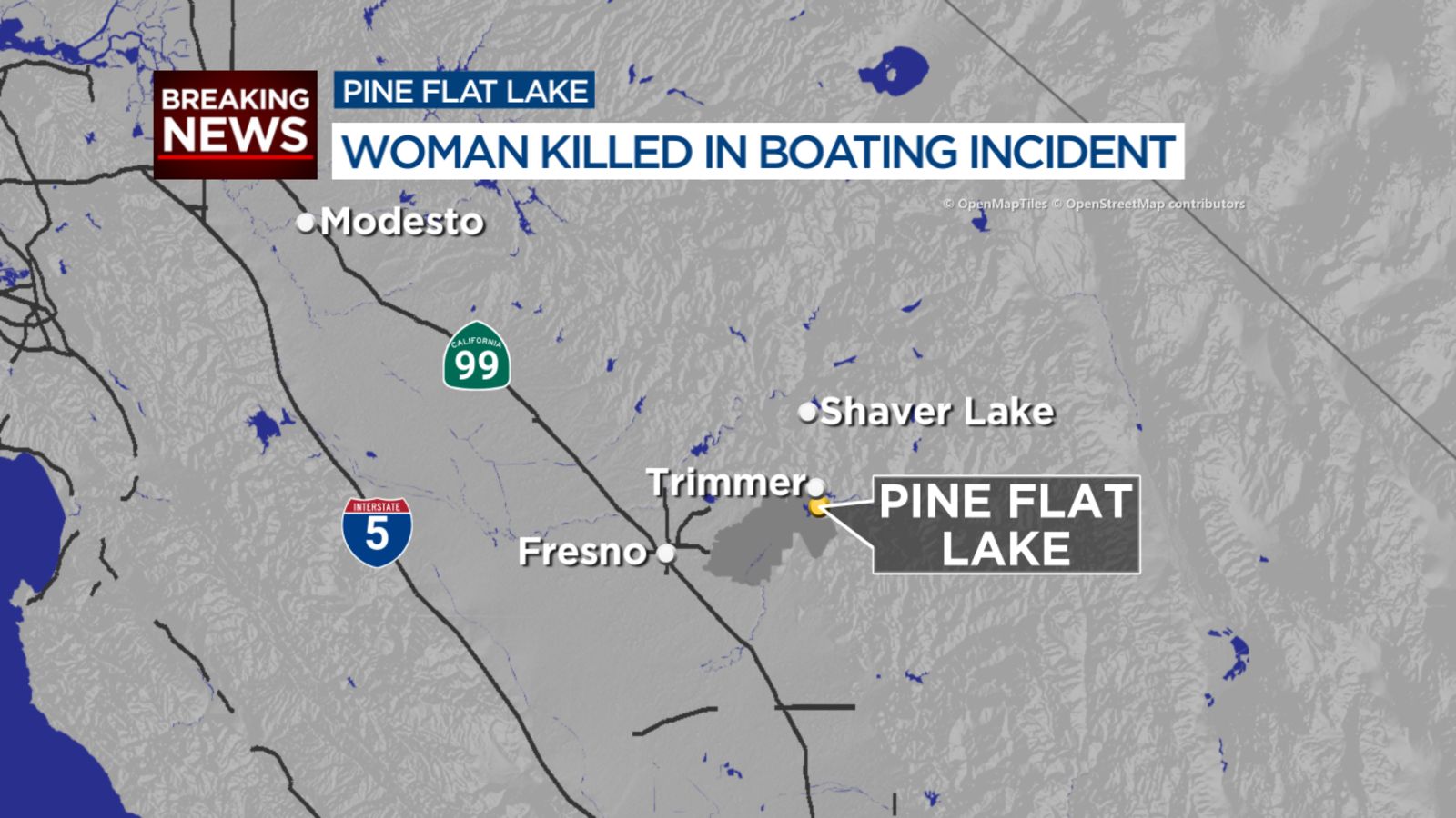 Woman killed in boating accident at Pine Flat Lake identified