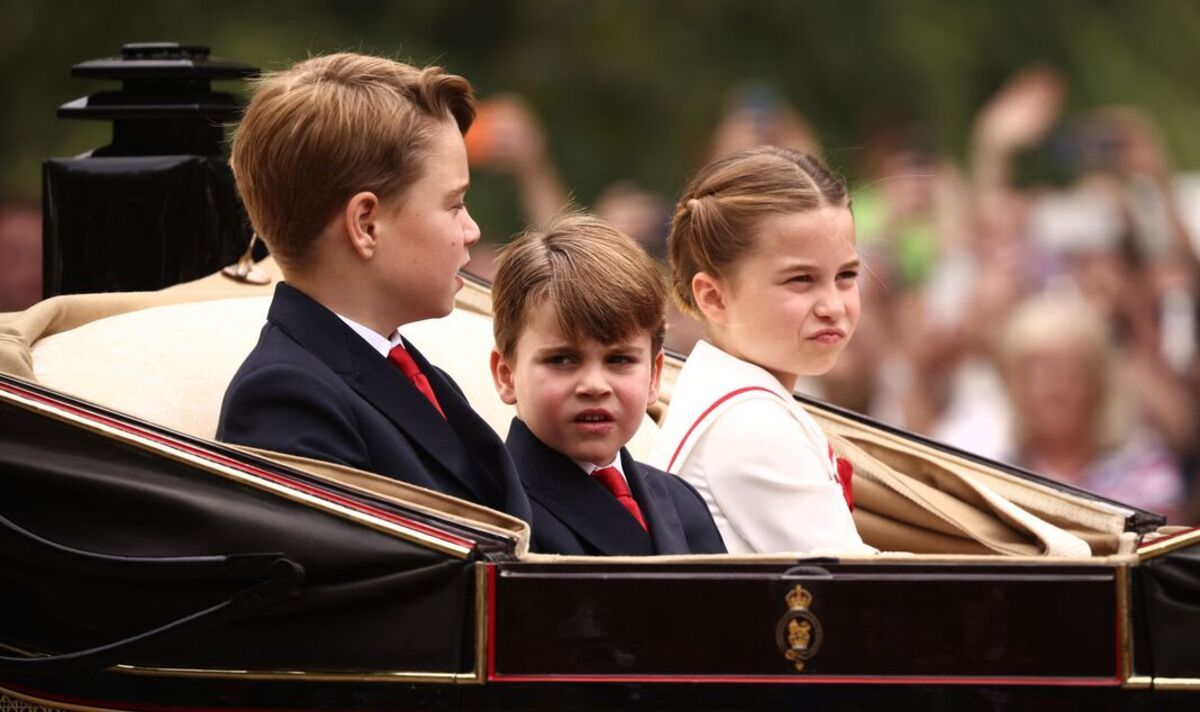 Prince George, Princess Charlotte and Prince Louis steal the show at Trooping the Colour