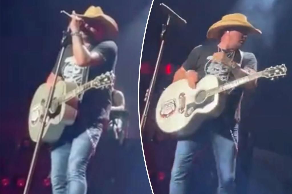 Jason Aldean suffers from heat stroke in Hartford, runs off stage mid-performance