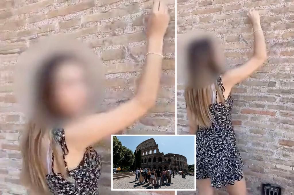 Swiss girl becomes second tourist to deface Rome's Colosseum