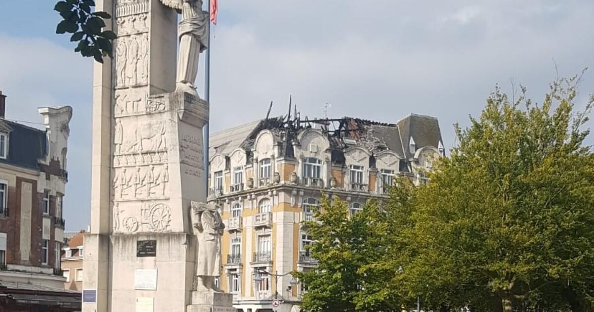 Pas-de-Calais : un violent incendie à l’hôtel Moderne d’Arras