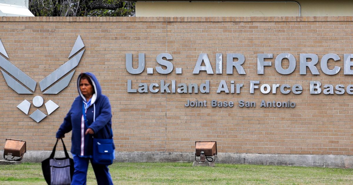 Security forces exchange gunfire with shooter who opened fire twice at the gate of Joint Base San Antonio-Lackland