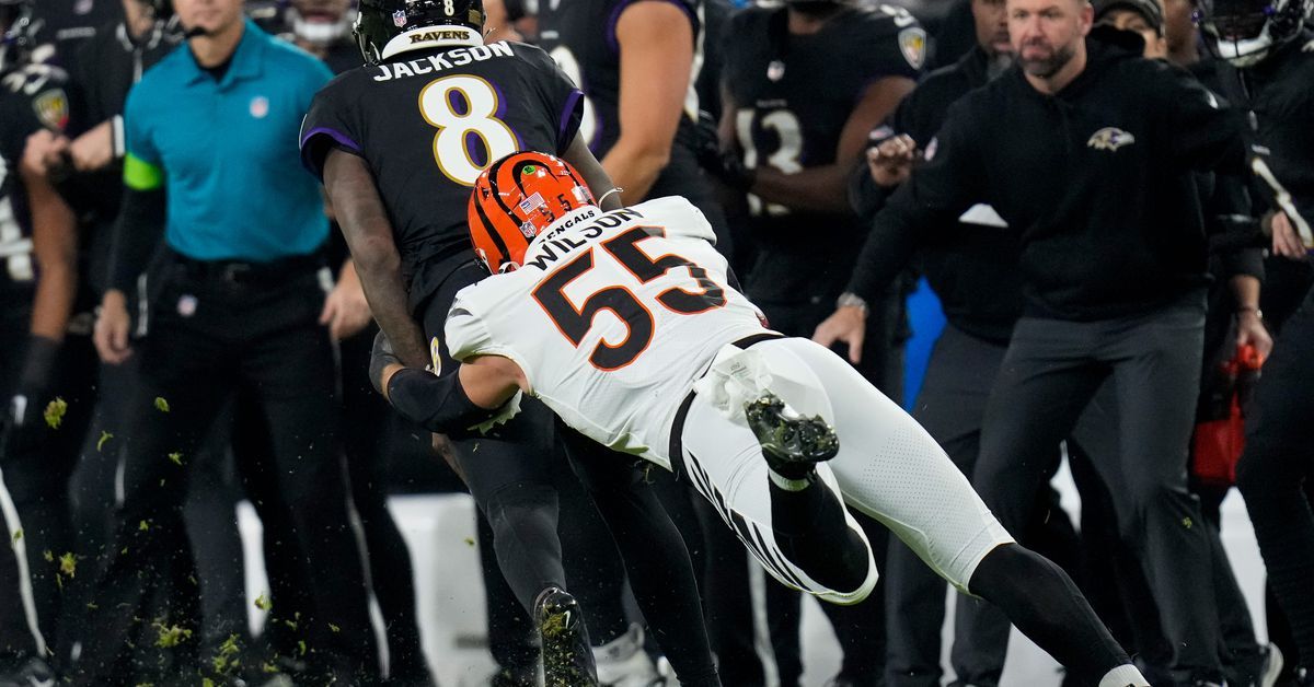 John Harbaugh, media blame Logan Wilson for Ravens injuries; Zac Taylor defends Bengals LB