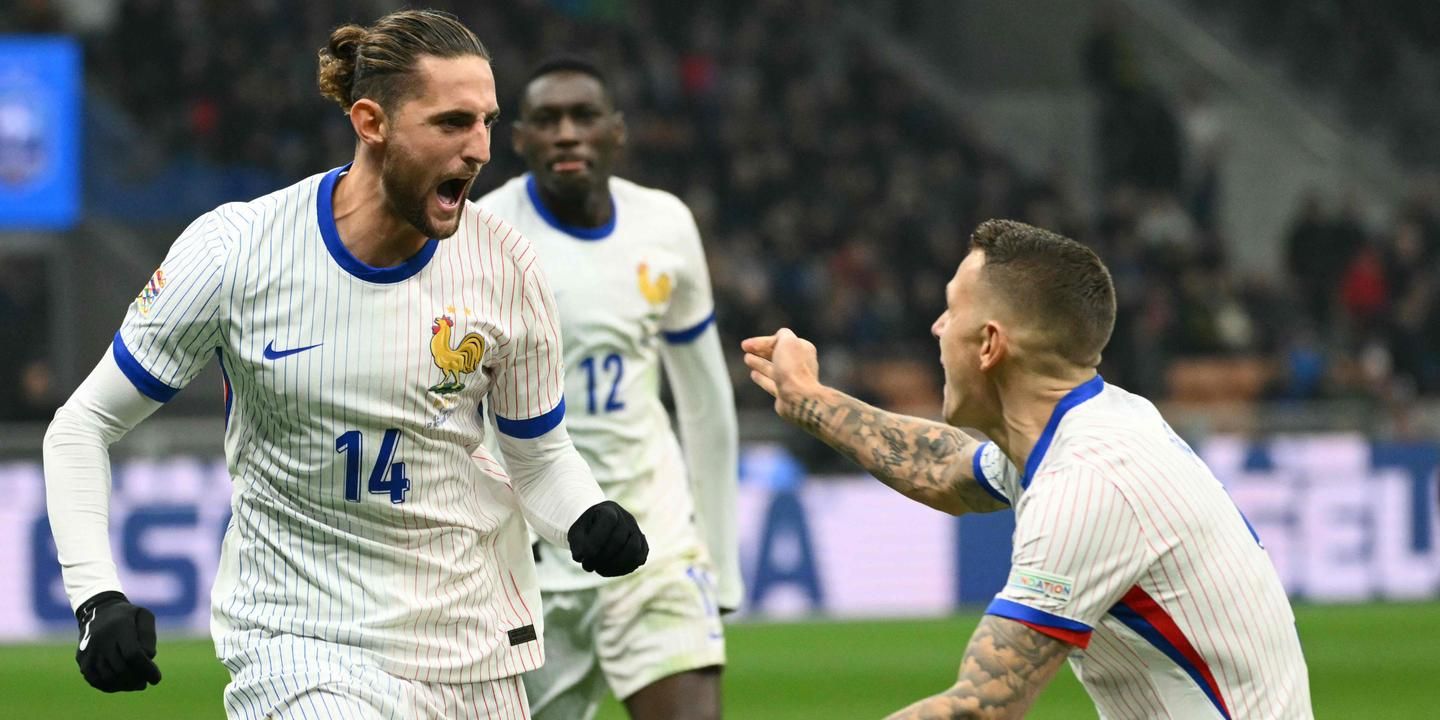 En direct, Italie - France : les Bleus l’emportent grâce à Rabiot et Digne et terminent premiers de leur groupe