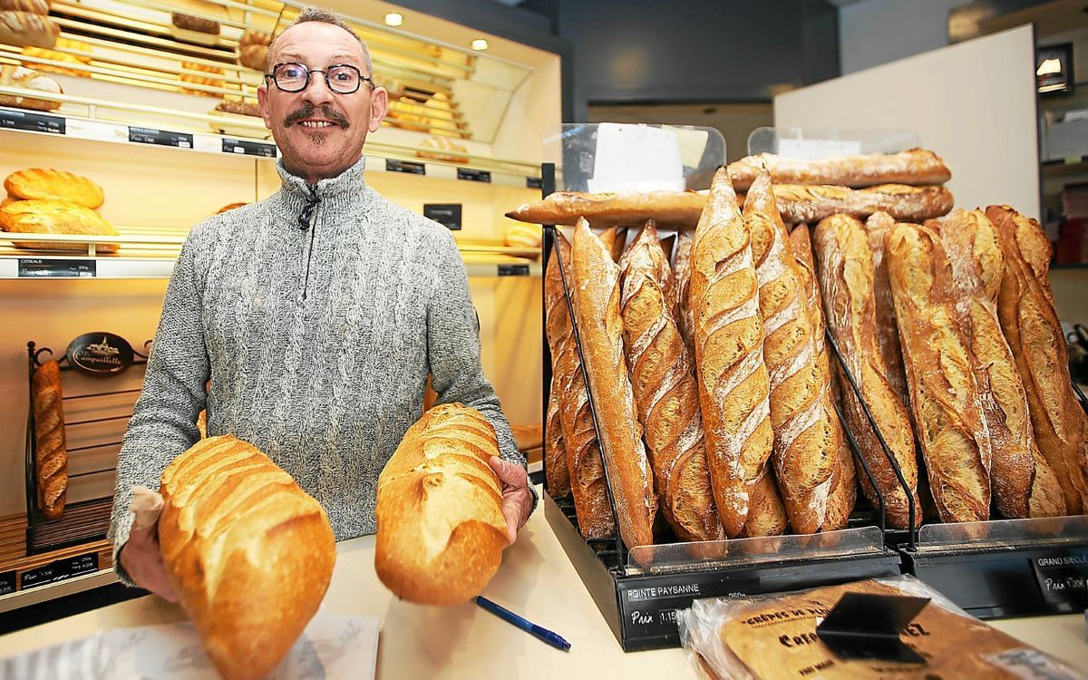 Le brodeur Pascal Jaouen travaille désormais dans… une boulangerie !