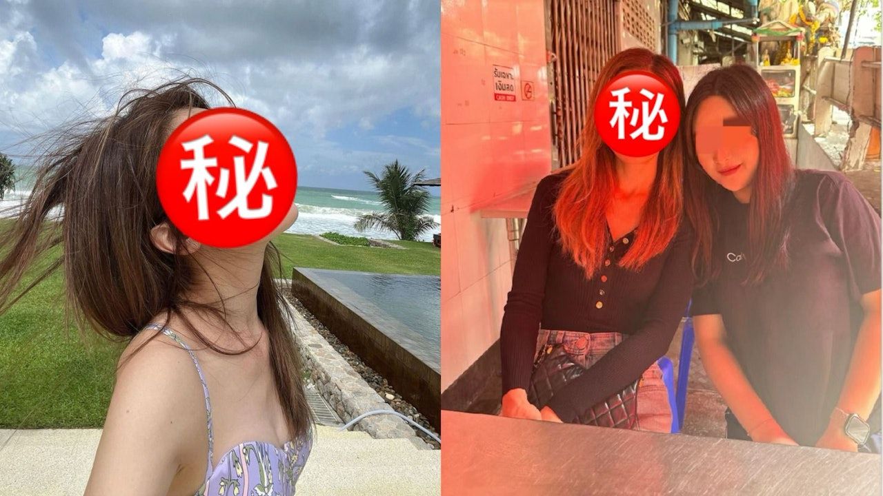 蔡卓妍曼谷嘆平民美食被偶遇生圖流出 貴氣手袋出賣富婆身份