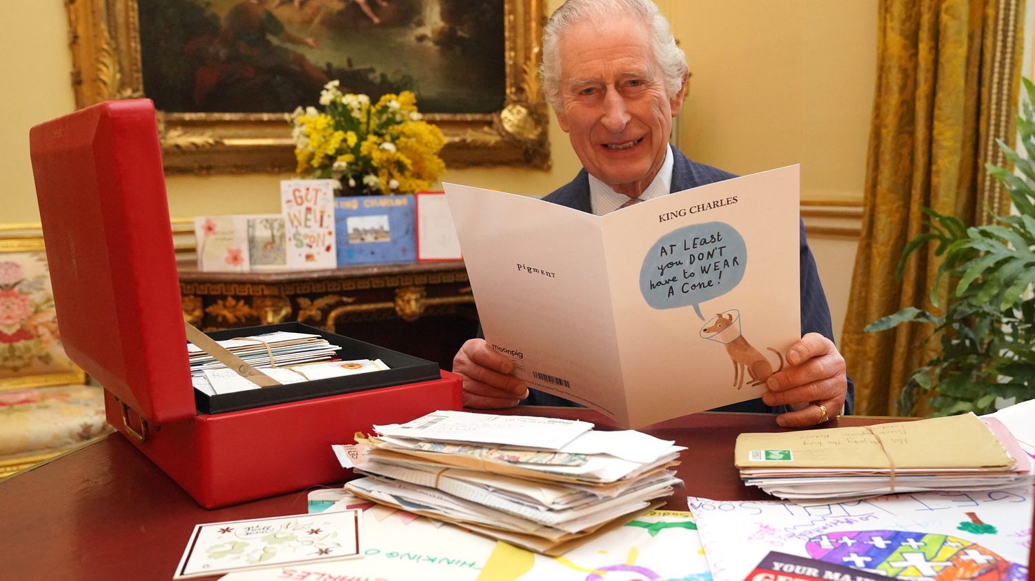 Vrai ou faux Le roi Charles III n'est pas mort le 17 mars, comme l'affirme un communiqué attribué à Buckingham Palace repris par des médias russes