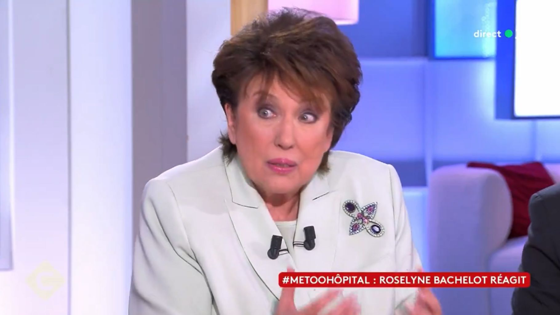 #MeTooHôpital : Roselyne Bachelot très émue dans " C à Vous " en évoquant son expérience