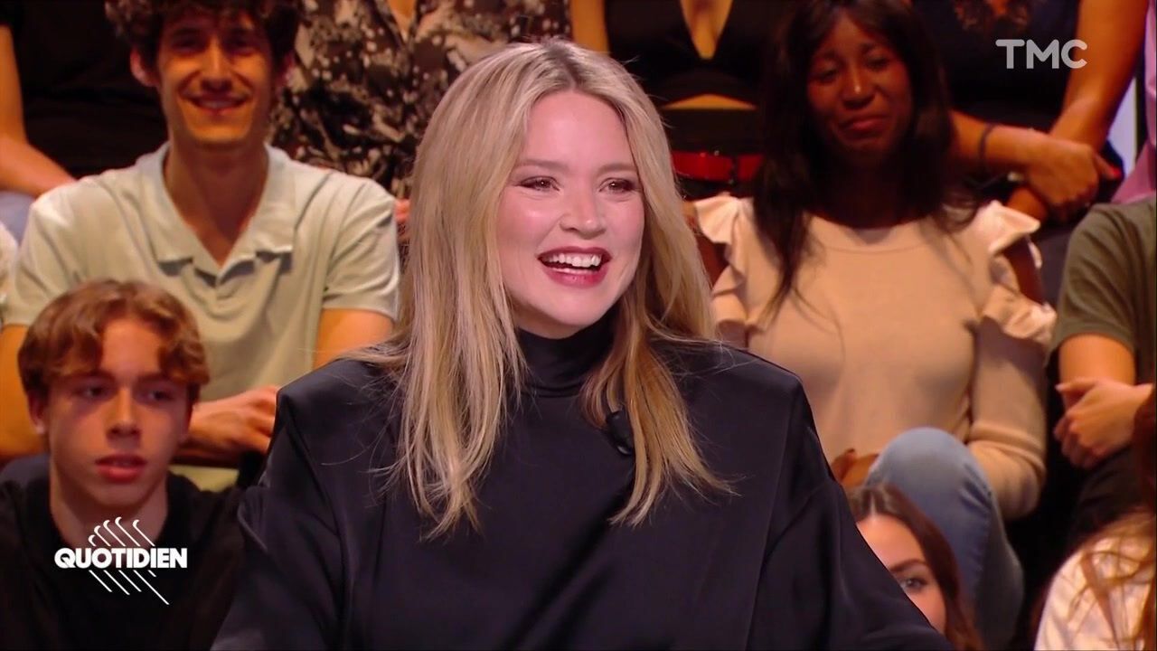 Virginie Efira enceinte à 45 ans : "au niveau du placenta", elle lâche un détail choc en direct dans Quotidien