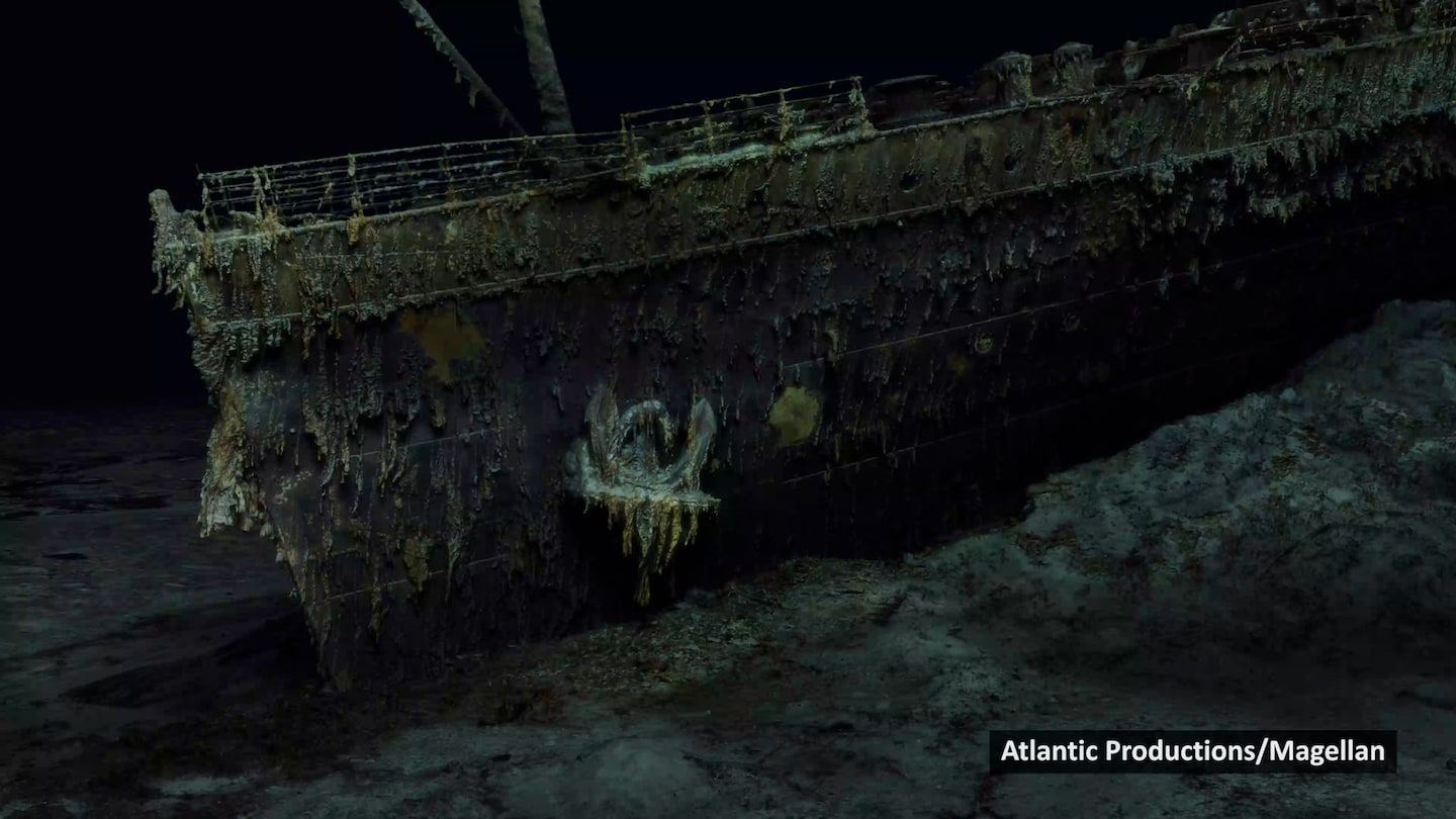 New 3D scans uncover Titanic shipwreck in extraordinary detail