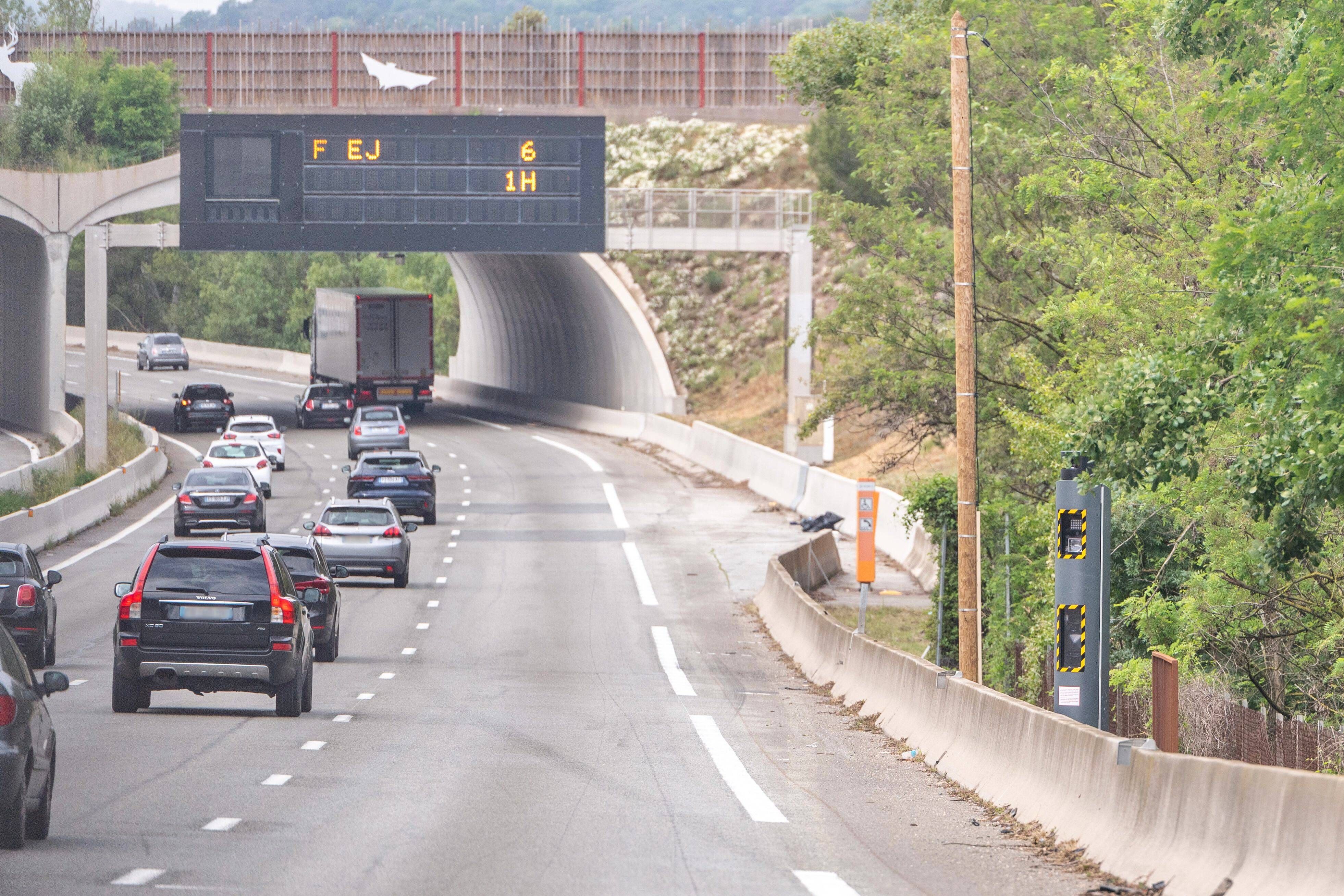 Deux nouveaux radars mis en service sur l'autoroute A8 entre les Alpes-Maritimes et le Var