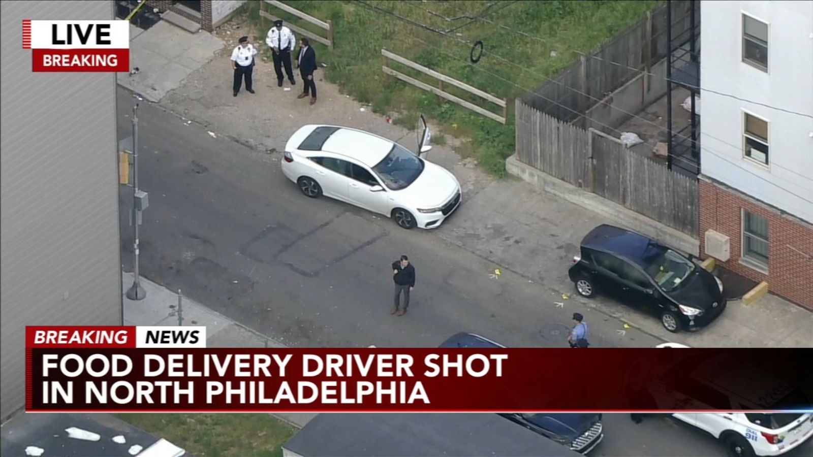 Police: Food delivery driver shot while inside vehicle in North Philadelphia