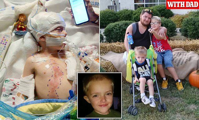 Tragedy as boy, 6, dies a month after lighting strike killed his dad while they were holding hands