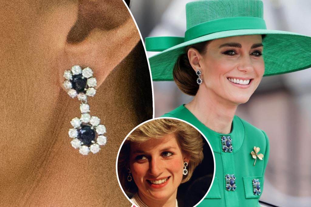 Kate Middleton pays tribute to Princess Diana at Trooping The Colour