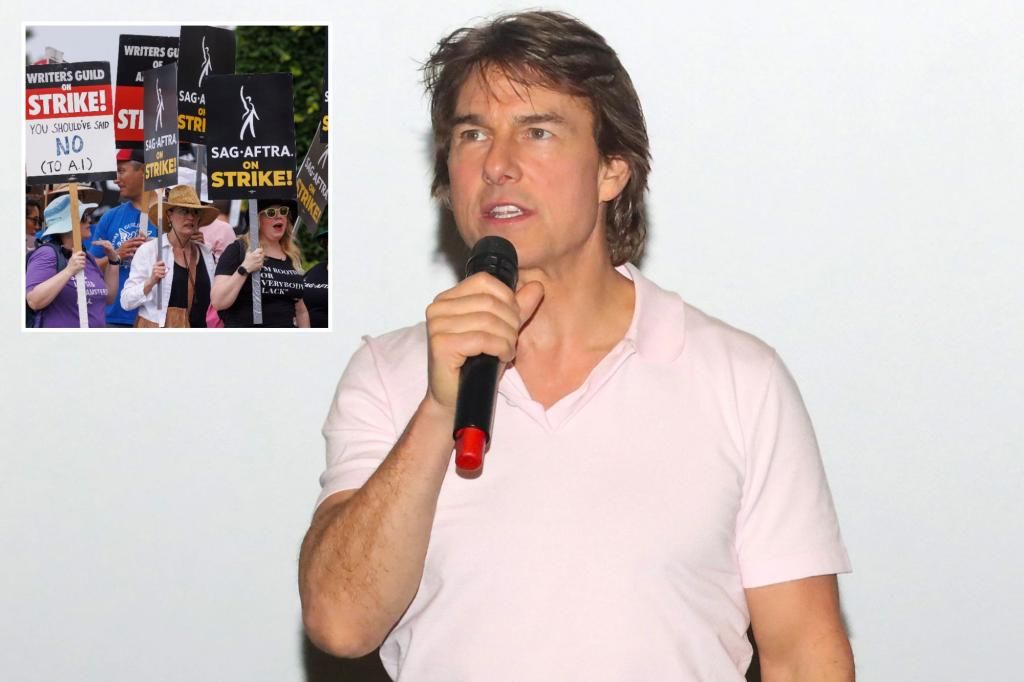 Tom Cruise backs striking actors in surprise appearance during Zoom call