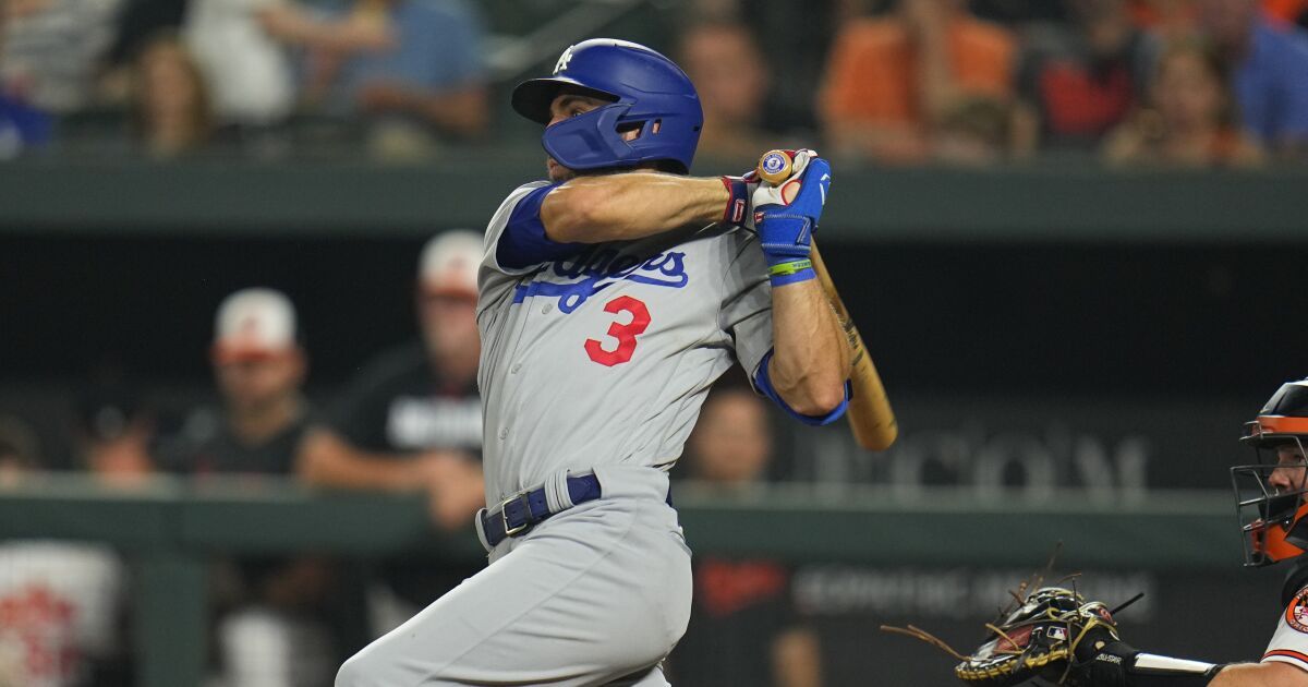 Chris Taylor grand slam powers Dodgers to victory over Orioles