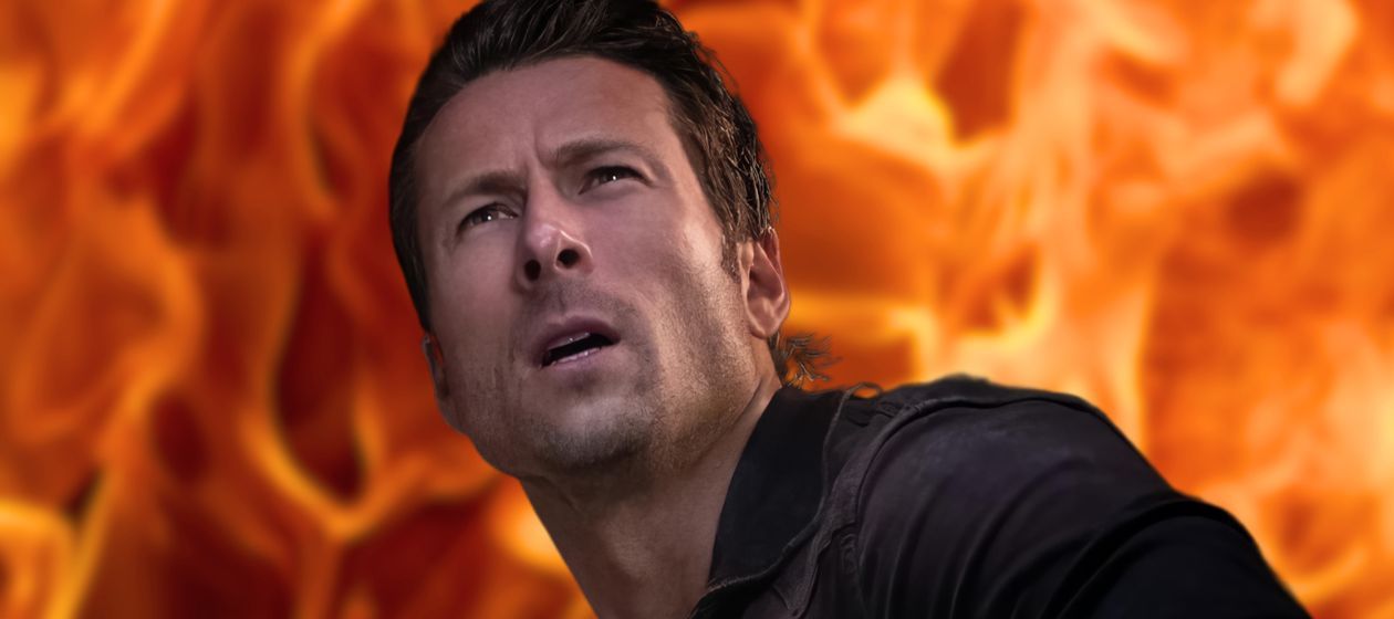 Après Twisters, Glen Powell prépare déjà un autre remake d'un film catastrophe culte des années 90